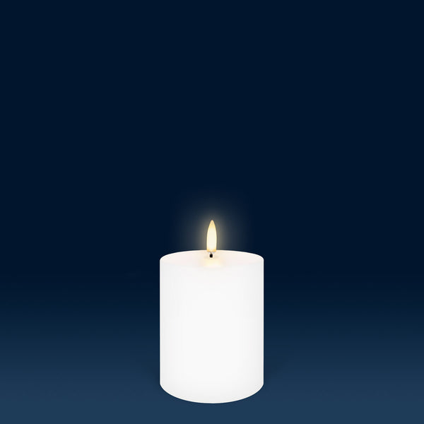 Nordic White Flameless Candle - Small