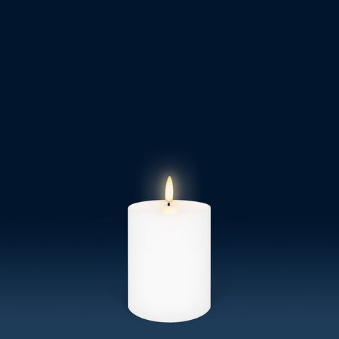 Nordic White Flameless Candle - Small