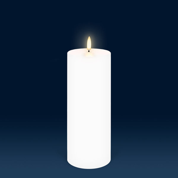 Nordic White Flameless Candle - Large