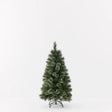 Artificial Christmas tree on a white background