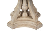 Huntington Round Pedestal Dining Table in Mud Grey