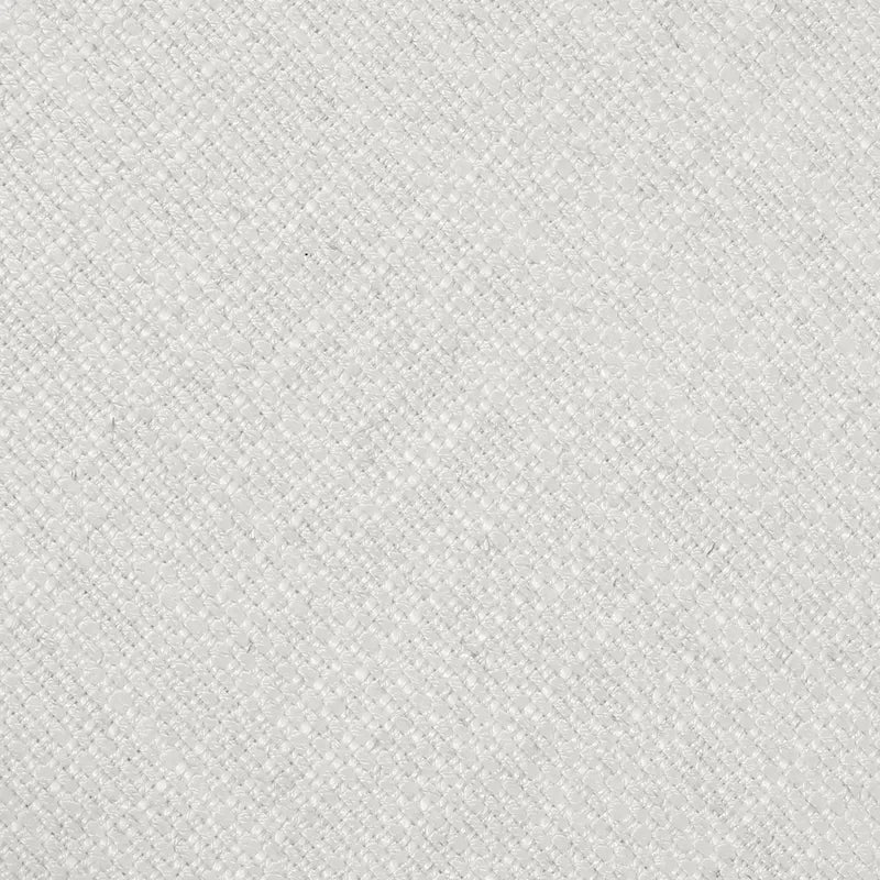 Brooklyn White Kitchen Stool With Natural Linen