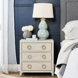 Long Island Duck Egg Blue Lamp with White Shade
