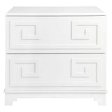 Athena Bedside Table in White