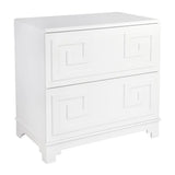 Athena Bedside Table in White