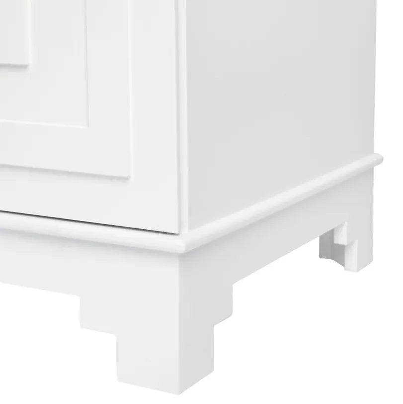Athena Bedside Table in White