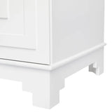 Athena Bedside Table in White