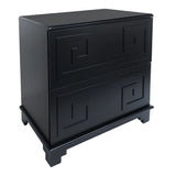 Athena Bedside Table in Black