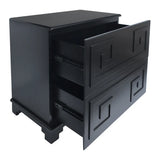 Athena Bedside Table in Black