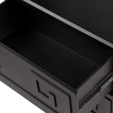 Athena Bedside Table in Black