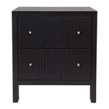 Aspen Large Bedside Table in Black