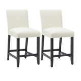 Set of 2 Maya Kitchen Stools in Soft Cream