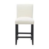 Set of 2 Maya Kitchen Stools in Soft Cream