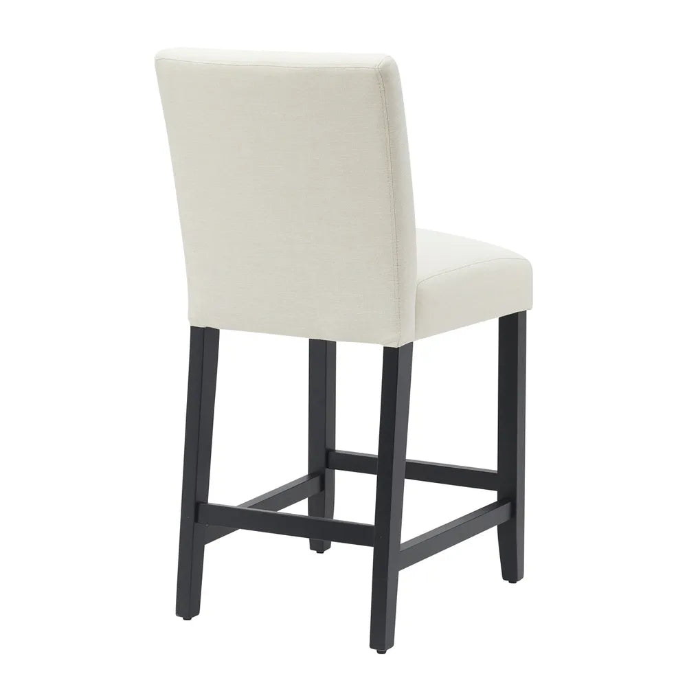 Set of 2 Maya Kitchen Stools in Soft Cream