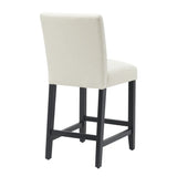 Set of 2 Maya Kitchen Stools in Soft Cream