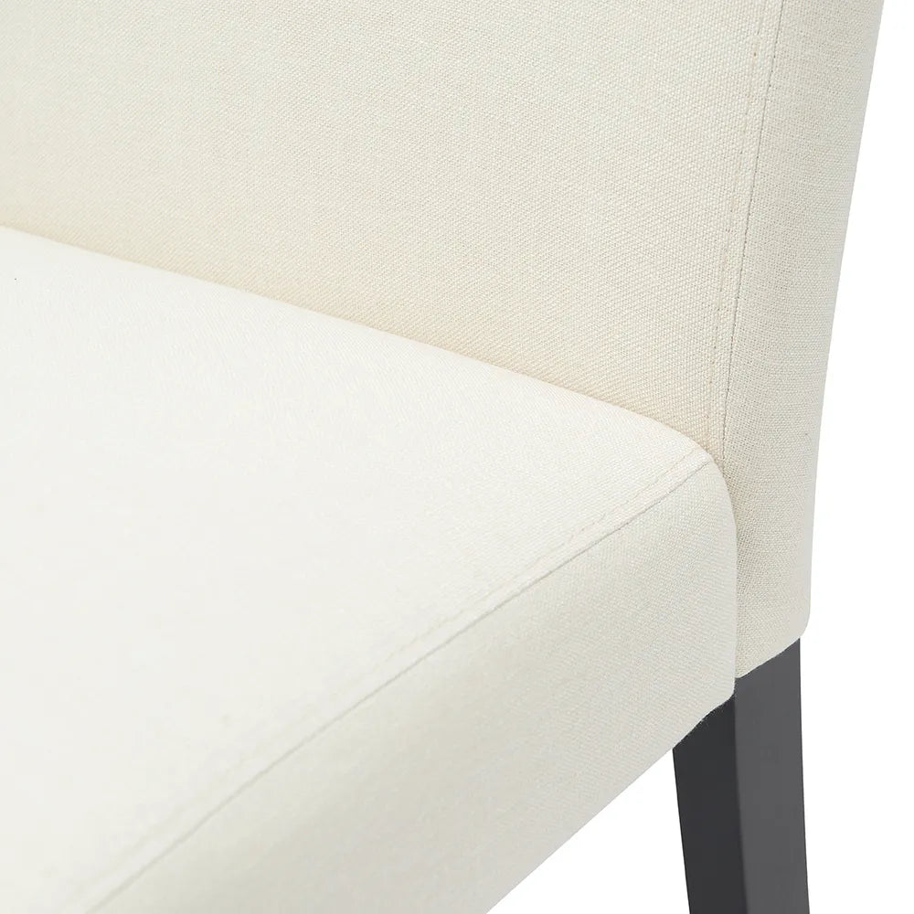 Set of 2 Maya Kitchen Stools in Soft Cream