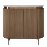 St Clair Two Door Cabinet in Antique Gold