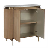 St Clair Two Door Cabinet in Antique Gold
