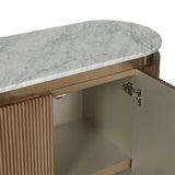 St Clair Two Door Cabinet in Antique Gold