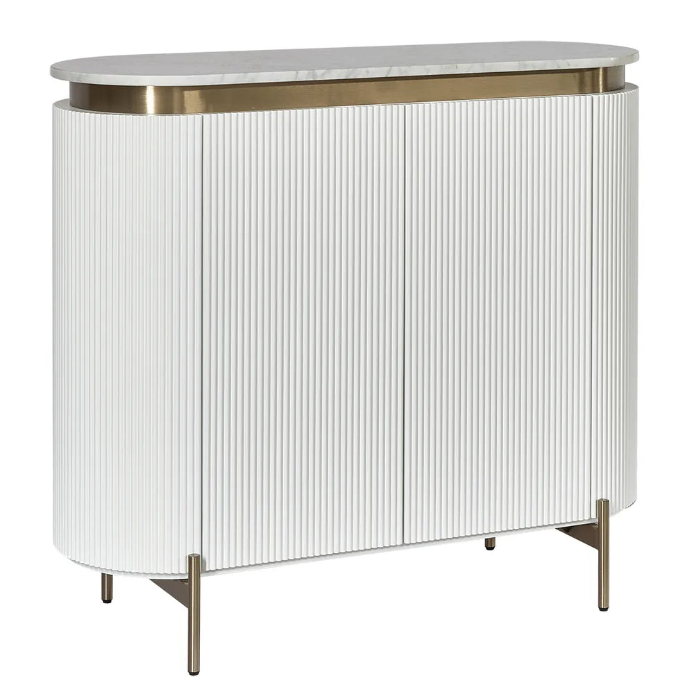 St Clair Two Door Cabinet in White