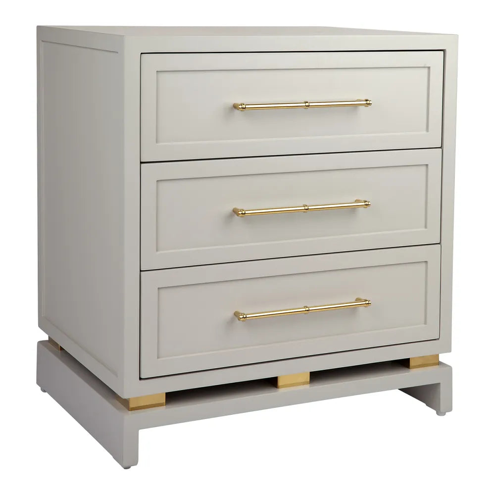 Mason Bedside Table in Grey
