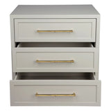 Mason Bedside Table in Grey