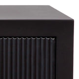 Aspen Small Bedside Table in Black