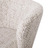 Bennett Swivel Armchair in Oyster Jacquard