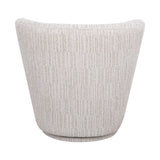 Bennett Swivel Armchair in Ivory Weave