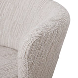 Bennett Swivel Armchair in Ivory Weave