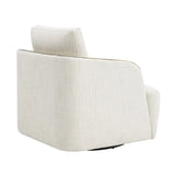 Langley Swivel Armchair in Ivory