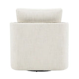 Langley Swivel Armchair in Ivory