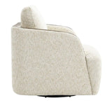 Langley Swivel Armchair in Cream Stripe