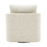 Langley Swivel Armchair in Cream Stripe