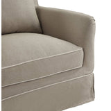 Avondale Armchair In Natural with Piping