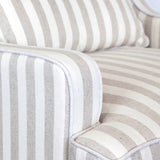 Newport Armchair In Natural Stripe