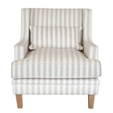 Newport Armchair In Natural Stripe