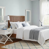 Luxurious Glass Nickel Lamp With White Linen Shade