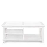 Newport Square Coffee Table In White