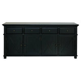 Newport Four Door Buffet In Black
