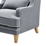 Newport Armchair In Grey
