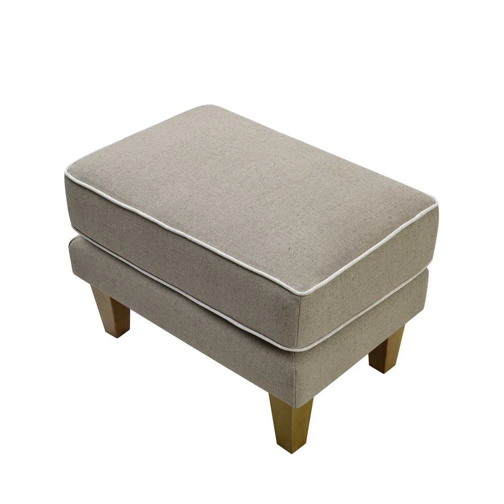 Newport Ottoman in Natural