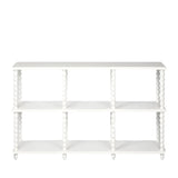 White Bobbin Console Table