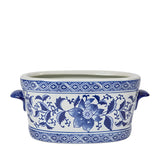 Blue & White Bloom Planter