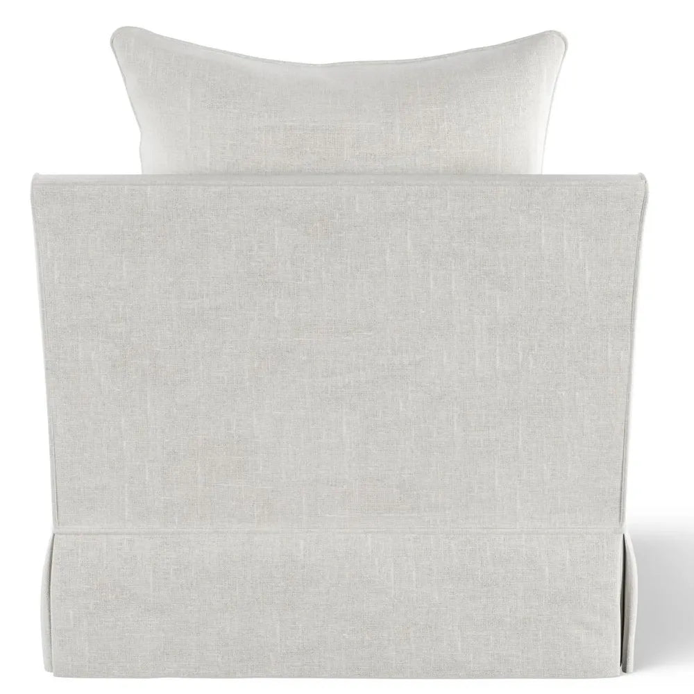 Avondale Armchair In Ivory with Piping