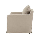 Avondale Armchair In Natural with Piping
