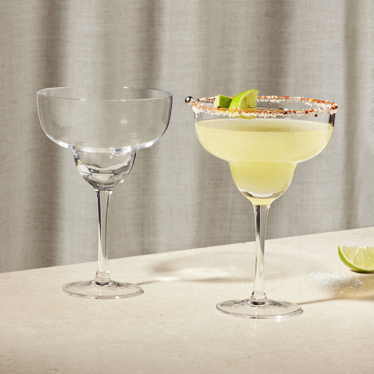 Set Of 4 Classic Margarita Glasses