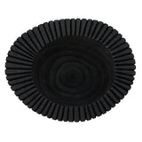 Charcoal Black Wooden Bowl