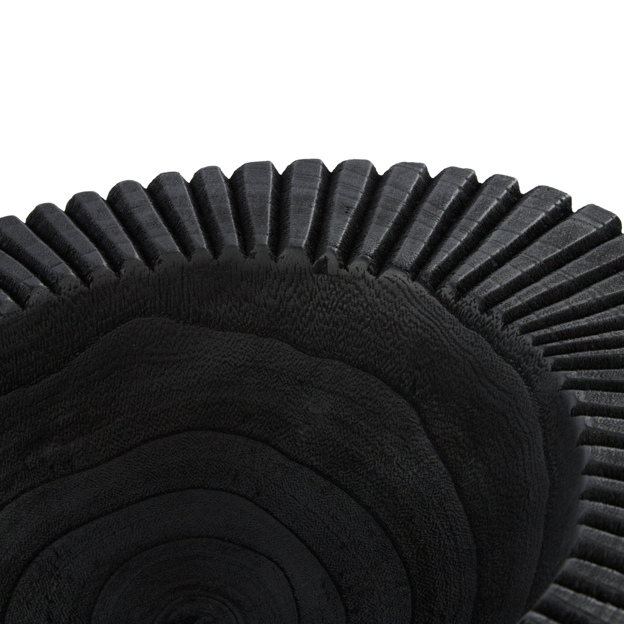 Charcoal Black Wooden Bowl