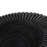 Charcoal Black Wooden Bowl